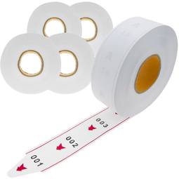 Packung mit 5 Kartenrollen Your Turn: 2 Serien mit 000-999 10000 Karten