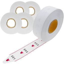 Pack de 5 rouleaux de tickets Your Turn: 3 séries de 000-999 15000 billets