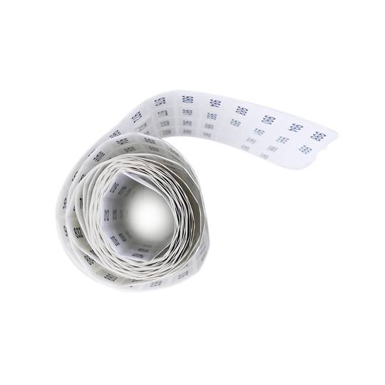 Spoel van serienummerlabels van 000 tot 999