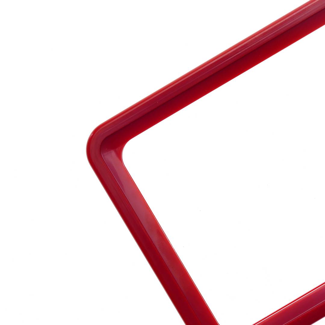 Cadre pour les signes, le marquage et des affiches, de couleur rouge A6 taille 150x110mm