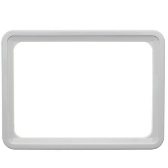 Estrutura para sinais, cartazes e marca branco tamanho A6 150x110mm