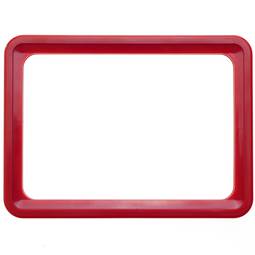 Cadre pour les signes, le marquage et des affiches, couleur rouge A5 taille 218x155mm