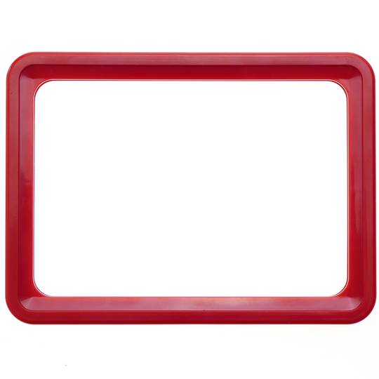 Rahmen für die Zeichen, Markierungen und Plakate rote Farbe A5 Größe 218x155mm
