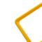 Cadre pour les signes, le marquage et des affiches, couleur jaune A5 taille 218x155mm