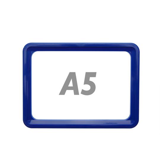 Rahmen für die Zeichen, Markierungen und Plakate blaue Farbe A5 Größe 218x155mm