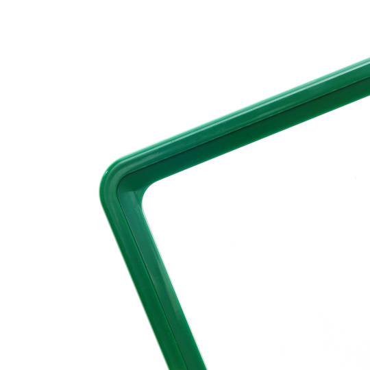 Cadre pour les signes, le marquage et des affiches, couleur vert A5 taille 218x155mm