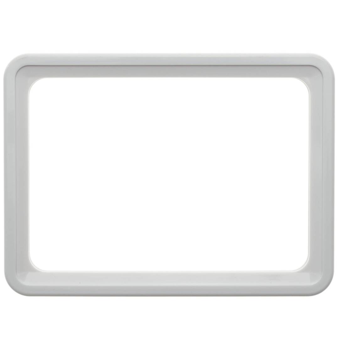 Quadro per cartelli, manifesti e segnaletica bianco de la dimensione A5 218x155mm