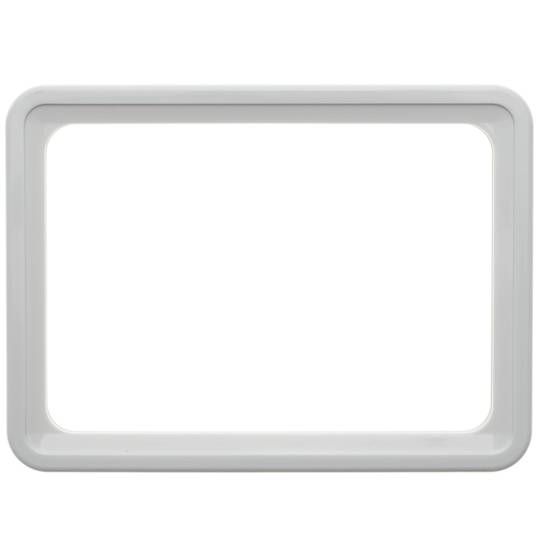 Quadro per cartelli, manifesti e segnaletica bianco de la dimensione A5 218x155mm