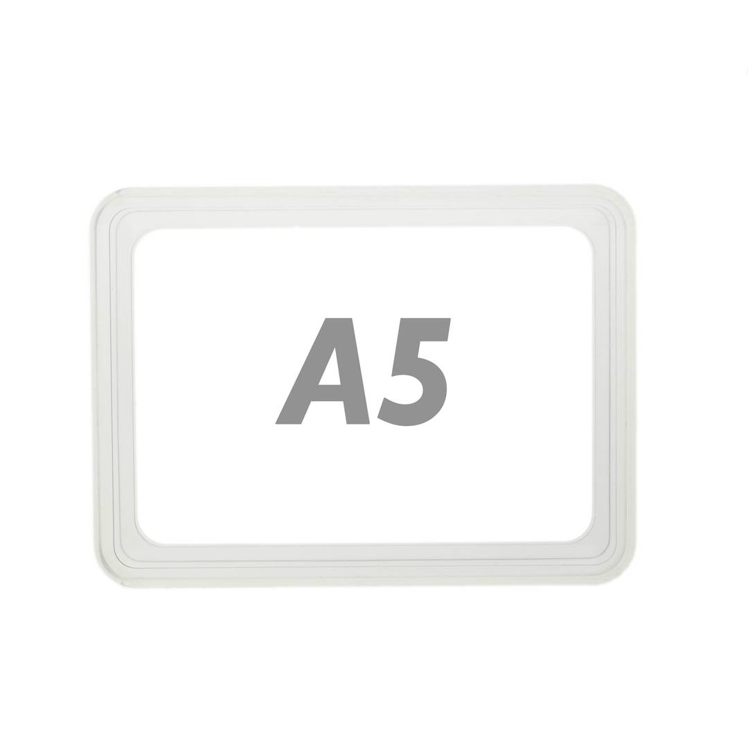 Frame voor borden en posters A5 218x155mm transparant voor bewegwijzering