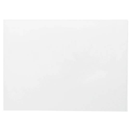 Folha dupla transparente de plástico para A5 tamanho do quadro