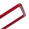 Cadre pour les signes, le marquage et des affiches, couleur rouge A4 taille 306x215mm