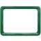 Cadre pour les signes, le marquage et des affiches, couleur vert A4 taille 306x215mm