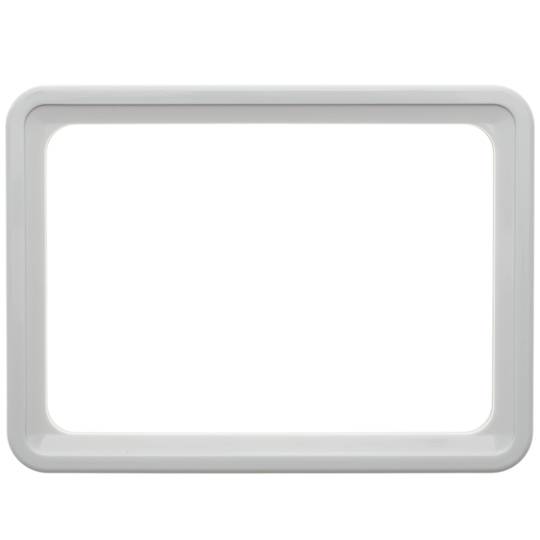 Rahmen für die Zeichen, Markierungen und Plakate weiße Farbe A4 Größe 306x215mm