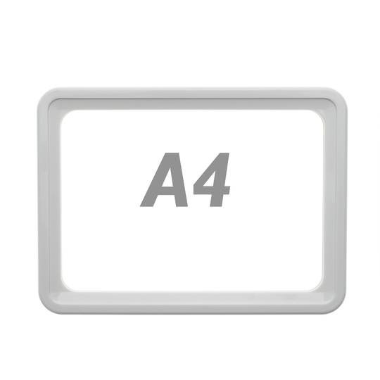 Rahmen für die Zeichen, Markierungen und Plakate weiße Farbe A4 Größe 306x215mm