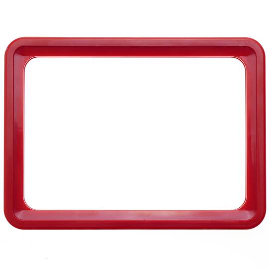 Cadre pour les signes, le marquage et des affiches, couleur rouge A3 taille 427x304mm