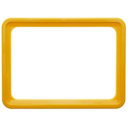 Estrutura para sinais, cartazes e marca, amarelo tamanho A3 427x304mm