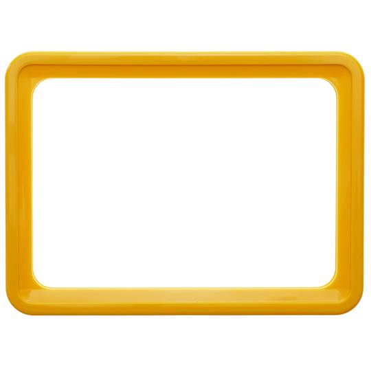 Framework for signs, marking and posters yellow-colored A3 size ...