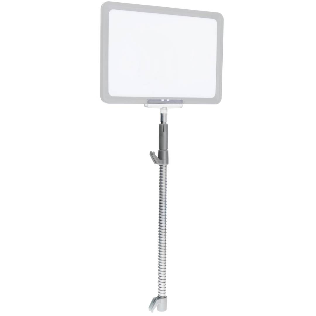 Suporte de pressão com braçadeira para etiqueta 370-530 mm