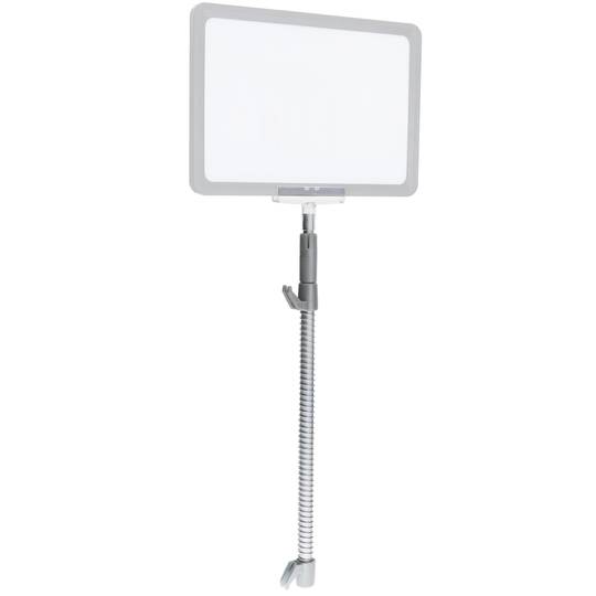 Suporte de pressão com braçadeira para etiqueta 370-530 mm