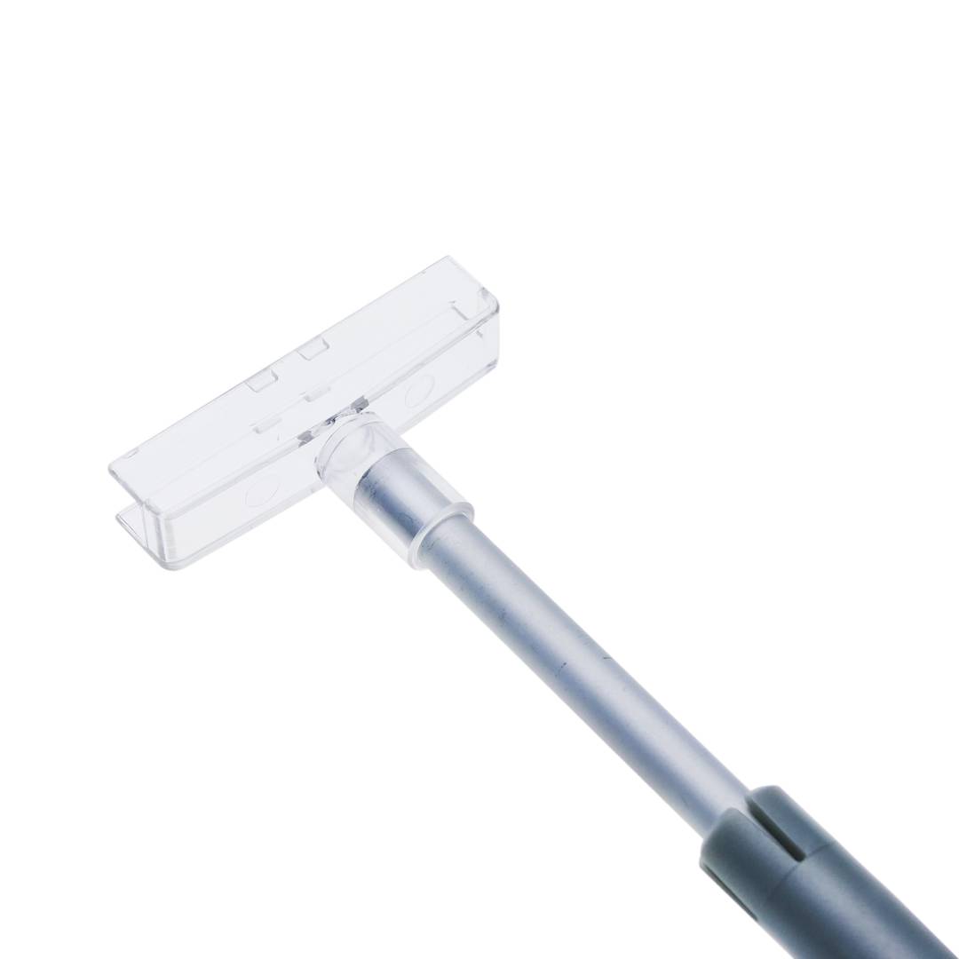 Suporte de pressão com braçadeira para etiqueta 370-530 mm