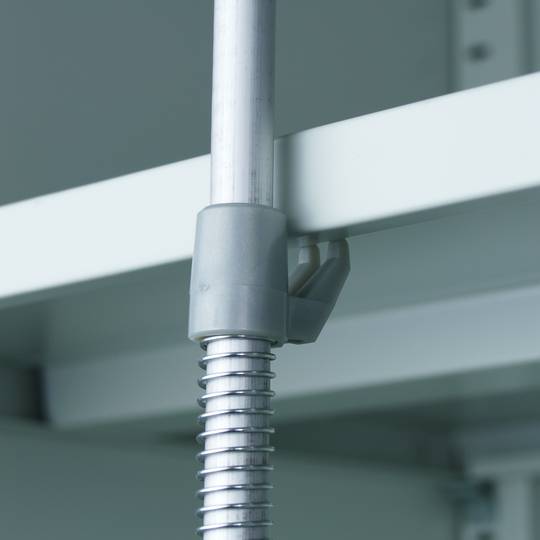 Suporte de pressão com braçadeira para etiqueta 370-530 mm