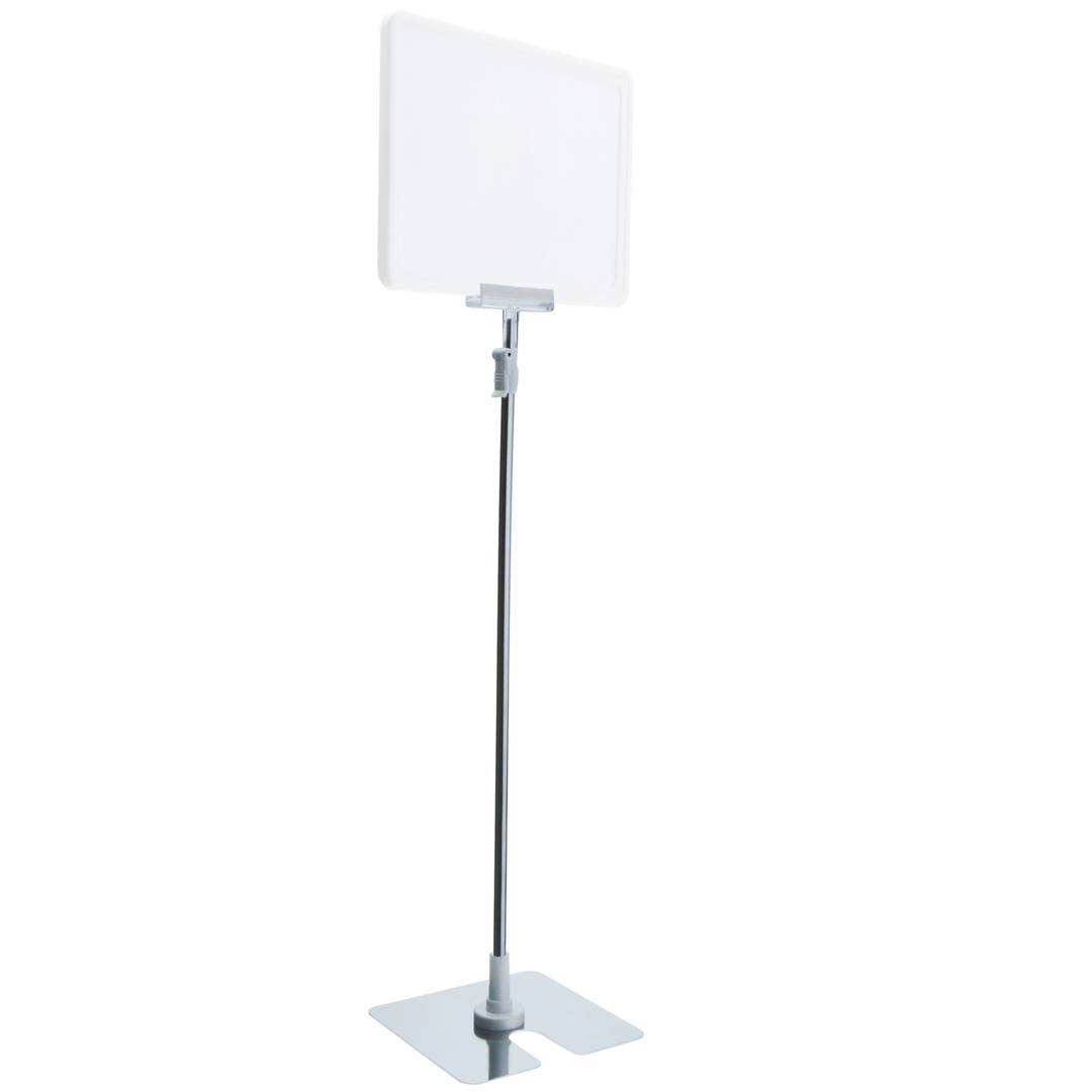 Suporte com pedestal para etiqueta 350-550 mm