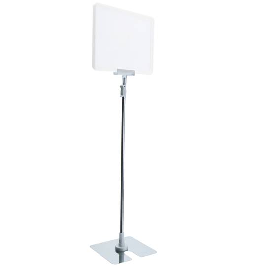 Suporte com pedestal para etiqueta 350-550 mm