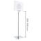 Suporte com pedestal para etiqueta 350-550 mm