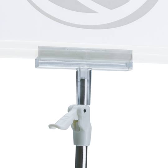 Suporte com pedestal para etiqueta 350-550 mm