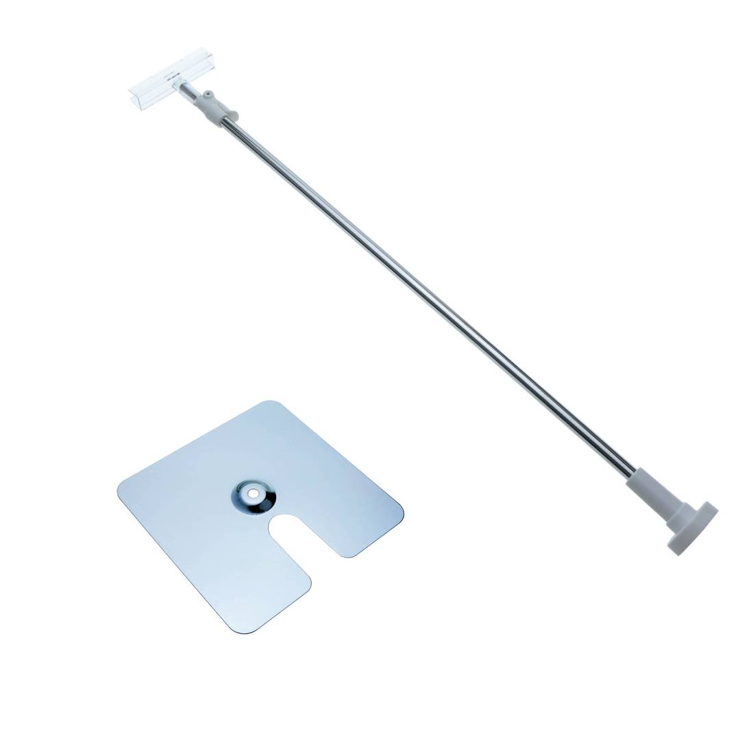 Standaard met standaard voor label 450 tot 750 mm