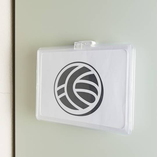 Attacco magnetico del tipo frontale in plastica per il cornice