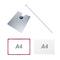 Support et support extensible pour panneau ou affiche A4