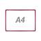 Support et support extensible pour panneau ou affiche A4