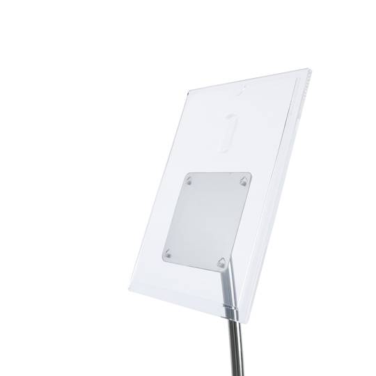 Standing support for label inclined methacrylate A3