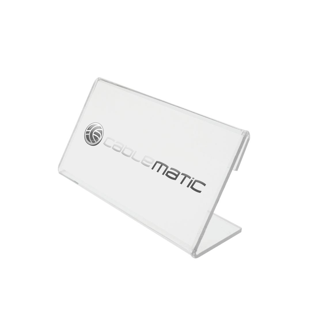 Portagráfica de sobretaula per a targetes de 80x40mm 