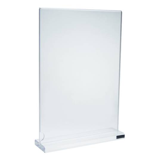 Grafische bureaubladdrager voor verticale A4-posters van 210 x 297 mm