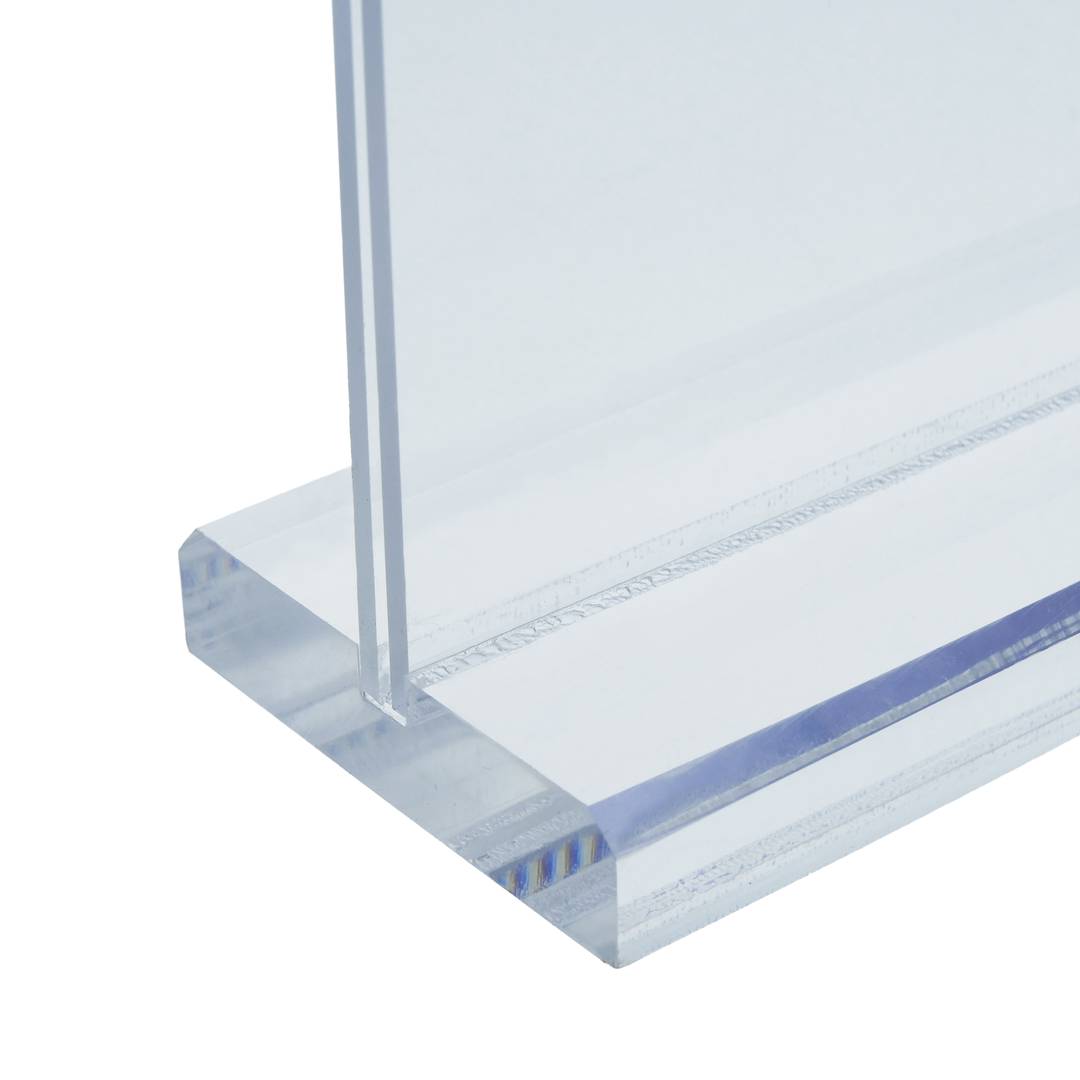 Grafische bureaubladdrager voor verticale A4-posters van 210 x 297 mm