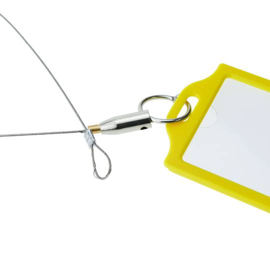 Steel cable for hanging placards and labels of 30cm