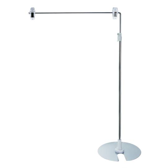 Desktop stand for a poster or advertisement