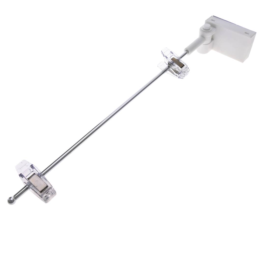Magnetic holder for a poster or advertisement with rotation
