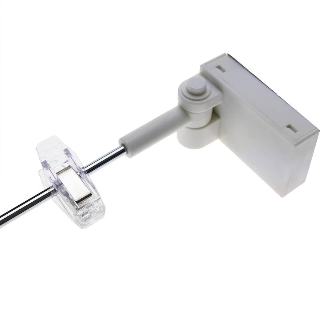 Magnetic holder for a poster or advertisement with rotation