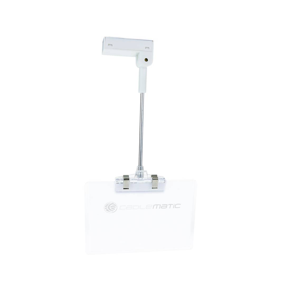 Magnetic holder for a poster or advertisement for plastic frame