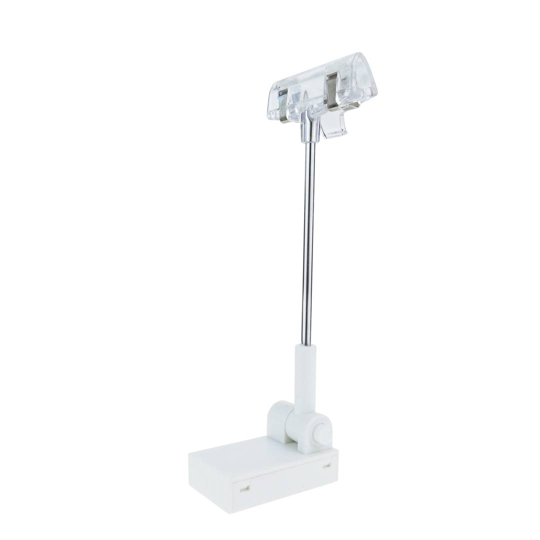 Magnetic holder for a poster or advertisement for plastic frame