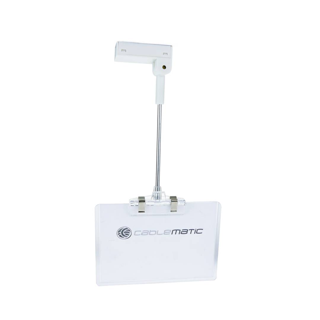 Magnetic holder for a poster or advertisement for plastic frame