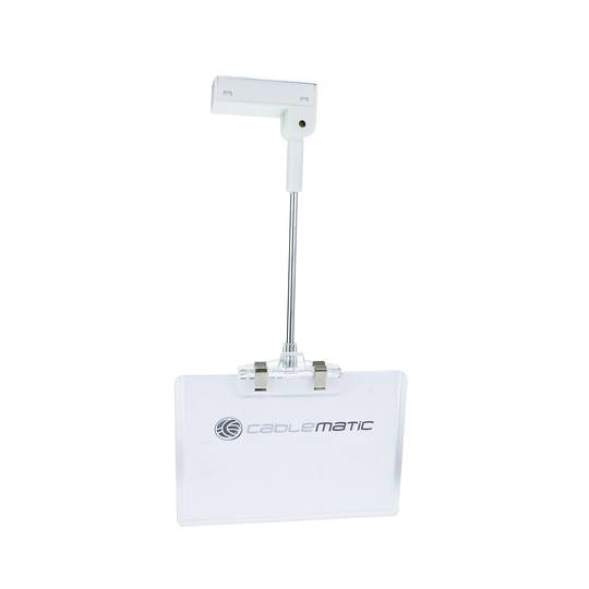 Magnetic holder for a poster or advertisement for plastic frame