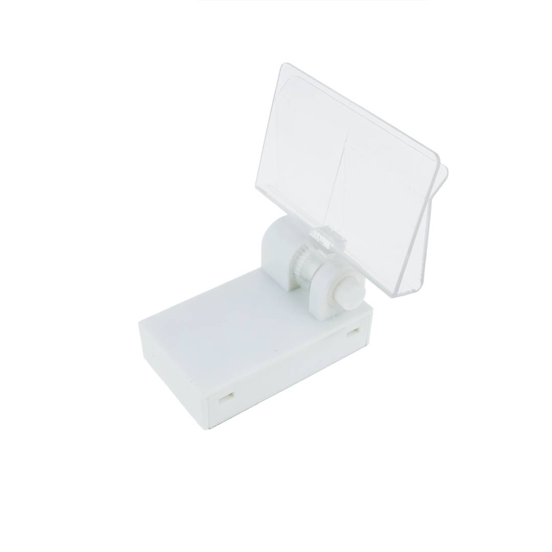 Magnetische ondersteuning voor een poster of advertentie verstelbaar