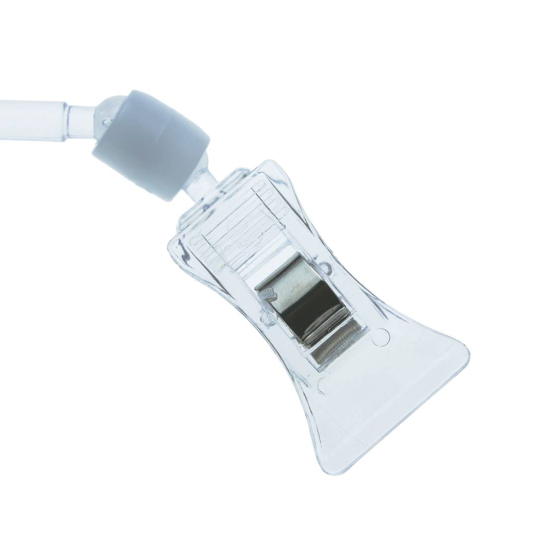 Support articulé de méthacrylate de type pinces double d'affiches 14,5 cm