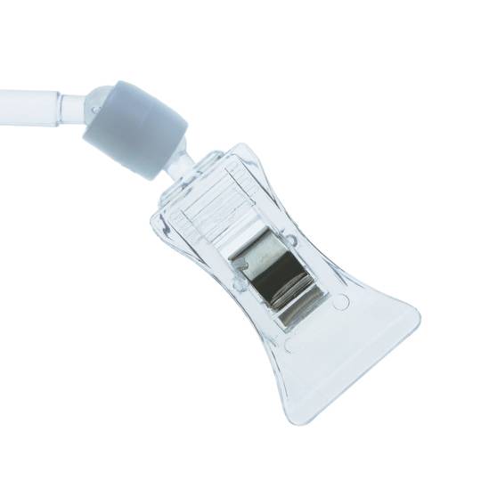 Support articulé de méthacrylate de type pinces double d'affiches 14,5 cm