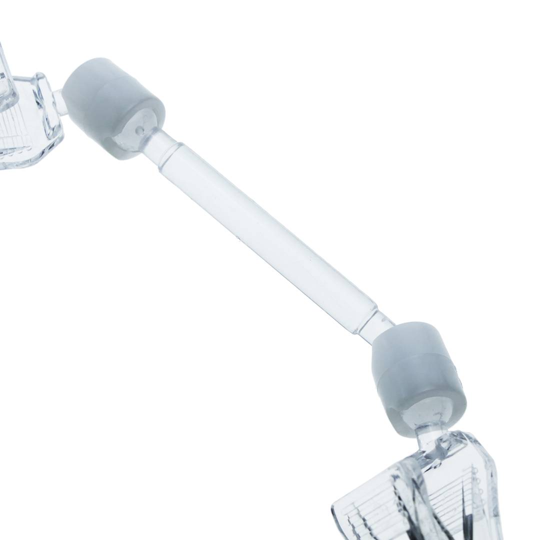 Support articulé de méthacrylate de type pinces double d'affiches 14,5 cm