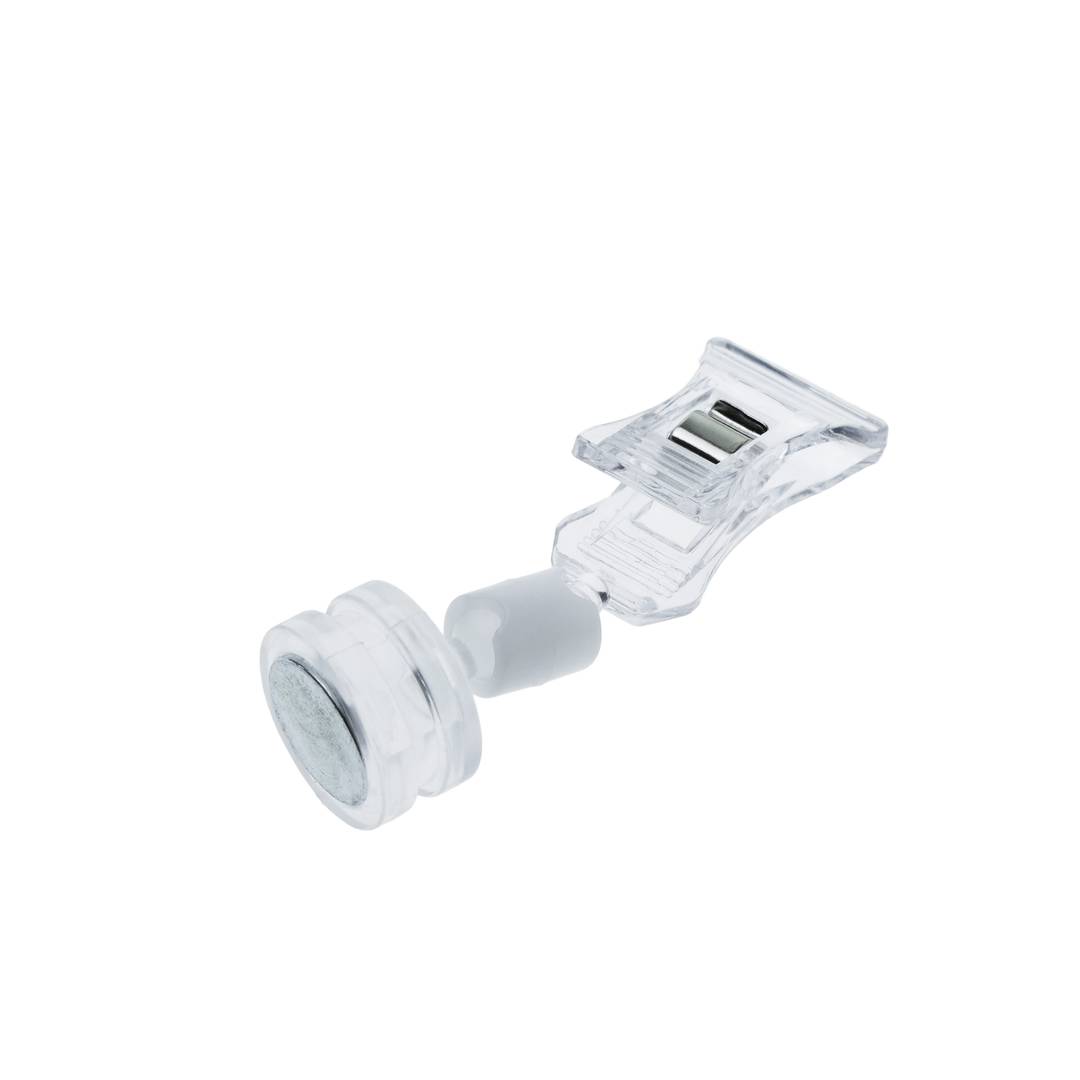 Magnetic methacrylate poster holder articulated